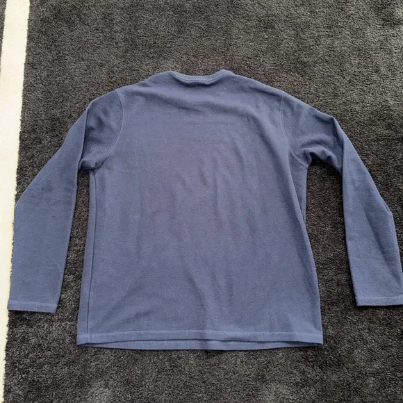 NEW Banana Republic Men's Blue Thermal Sweater - Picture 6 of 7